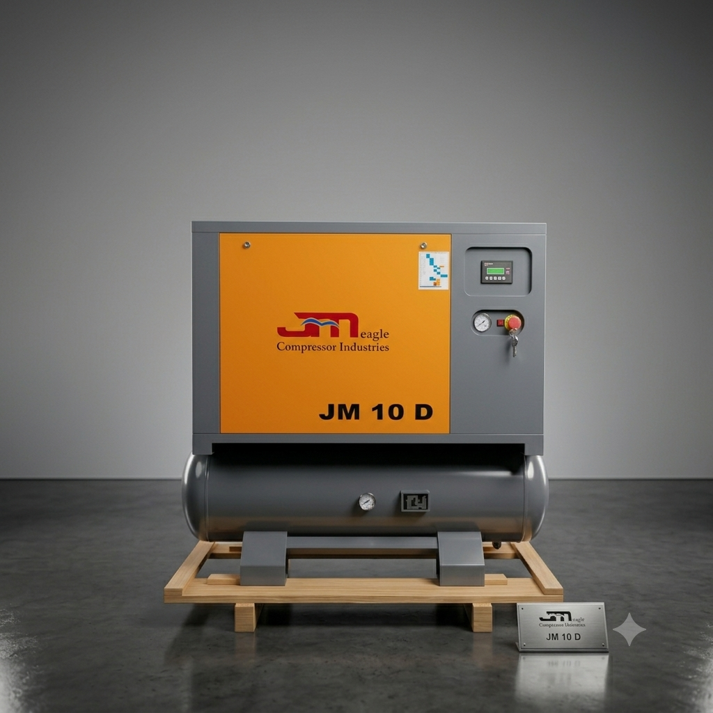 JMeagle Screw Compressor JM 10 D ( Model Compact) 4 in 1 